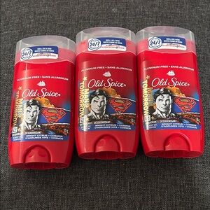 NEW 🆕 Three Old Spice Superman limited edition deodorants aluminum free